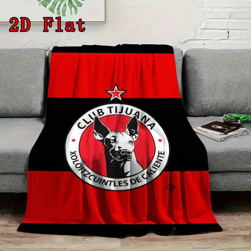Club Tijuana 2D Flat Pattern Flannel Blanket High quality All Seasons Warmth and Comfort Perfect for Christmas Gifts.MMT0918037