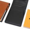 Slip-On Rio RHODIA Memo Cover #11 Chocolate (A-IOL-2807) Italian Leather A7 Size Simple Gift