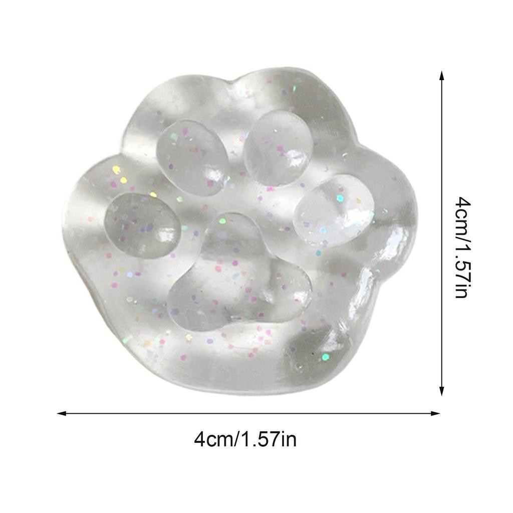 Blue Cute Cat Paw Pinch D Ecompression Toy TPR Slow Rebound Stress Relief Cat Claw S Quishy Fidget Toy Reduce Stress Squeeze Toy