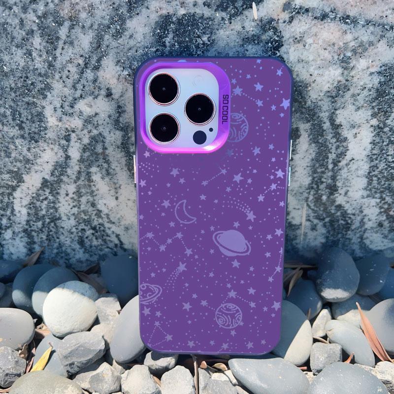 

Звездная ночь космос созвездия звезды Чехол для телефона для iPhone 13 Mini 15 Plus 16 15 13 14 11 12 Pro Max Ударопрочный Лазерный чехол iphone 13Mini
