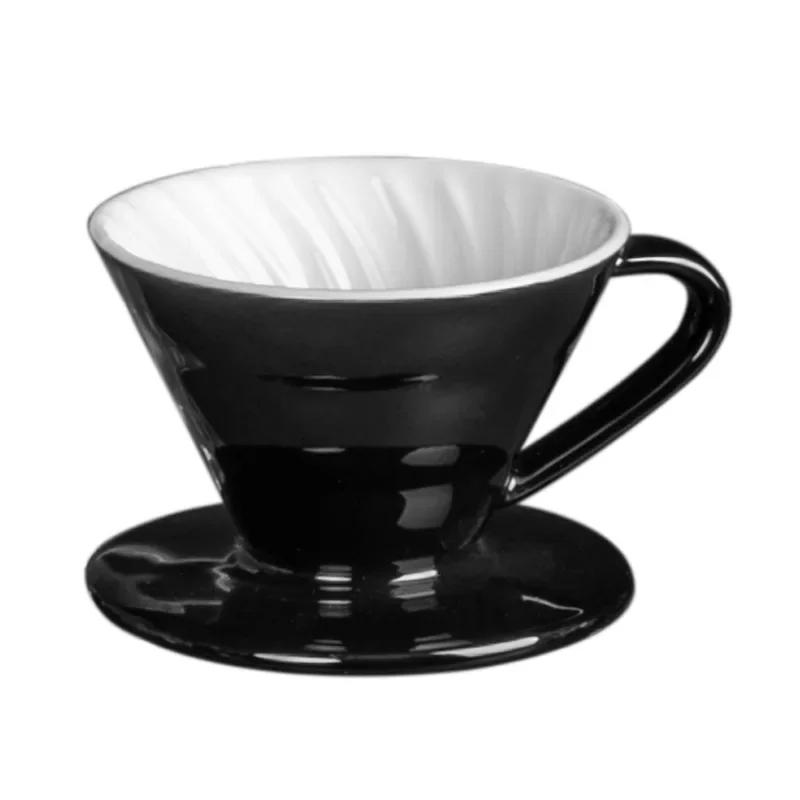 V01/V02 No. V90 Funnel Ceramic Drip Coffee Filter Color American Handmade Coffee Filter Cup Coffee Tool