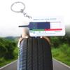 Small Plastic Treads Depth Measurer 0 to 20mm Ranges Precisions Measurement With Sliding Mechanism Suitable for Car Tires