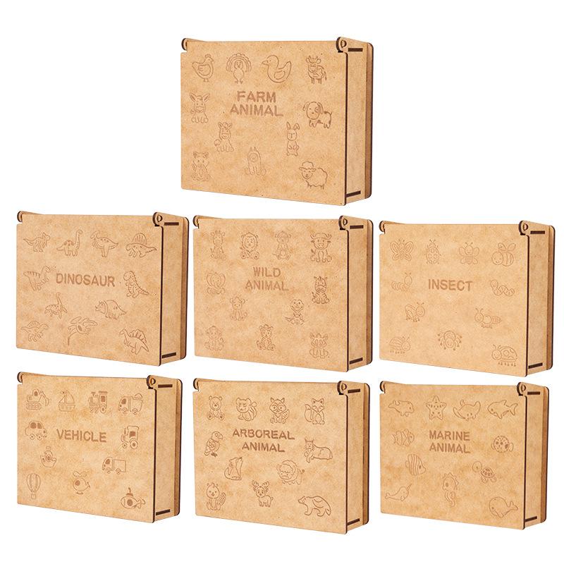 Wooden Painting & Drawing Set for Kids: Kindergarten & Primary School Beginner Art Kit