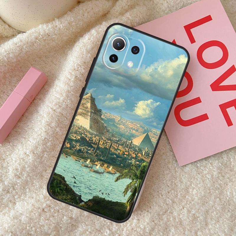 Egypt Pyramids Case For Xiaomi 14 15 Ultra 15T 14T 13T Pro 17 Pro Max POCO X7 Pro X3 X5 X6 F5 F6 F7 F8 Cover