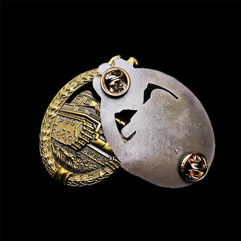 

Ретро, прусская танковая брошь, металлический значок, рождественский подарок, наполнители для чулка бронзовый