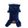 Pet Clothing Polyester Hoodied Sweatshirts Dog Cat Clothes Plus Plush