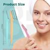 12pcs Stainless Steel Eyebrow Razor Set - Women's Hair Removal Tool - Suitable for Travel and Home Use