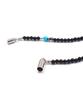 Polalita Turquoise Point Black Onyx Necklace (Plt-Nl-098_Bk)