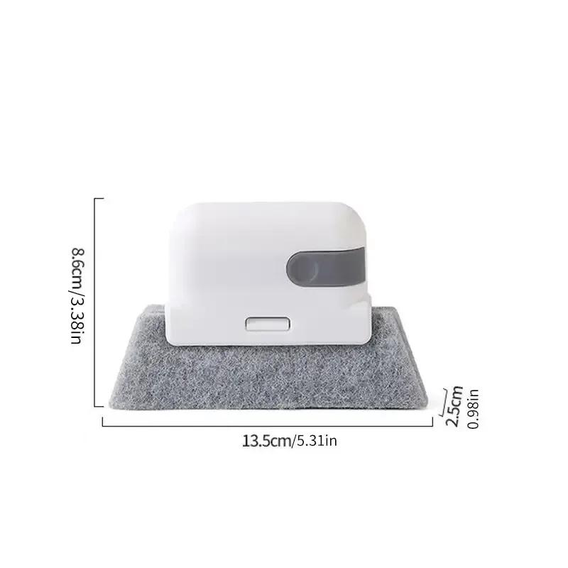 Multi Functional Window Cleaning Brush, Two In One Detachable Window Slot Brush, Glass Window Slot Dead Corner Brush Cleaning