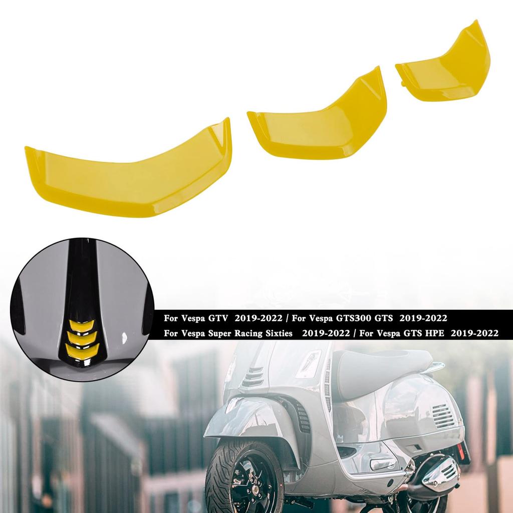 Artudatech Front Horn Cover Decorative Trim for Vespa Sprint 300 GTS 300 HPE GTV Yellow