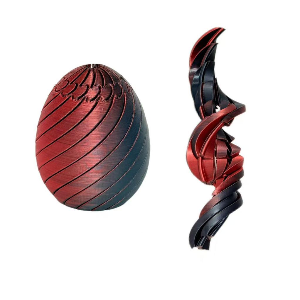 3D Printed Easter Twist Fidget Egg Toy