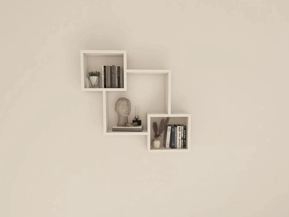 Wall Hanging Shelf, Bookcase - No. 5 Black