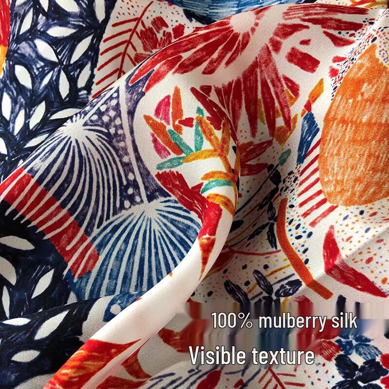 SIYUTANG Picasso Graffiti Silk Scarf & Nail Clipper Gift Set