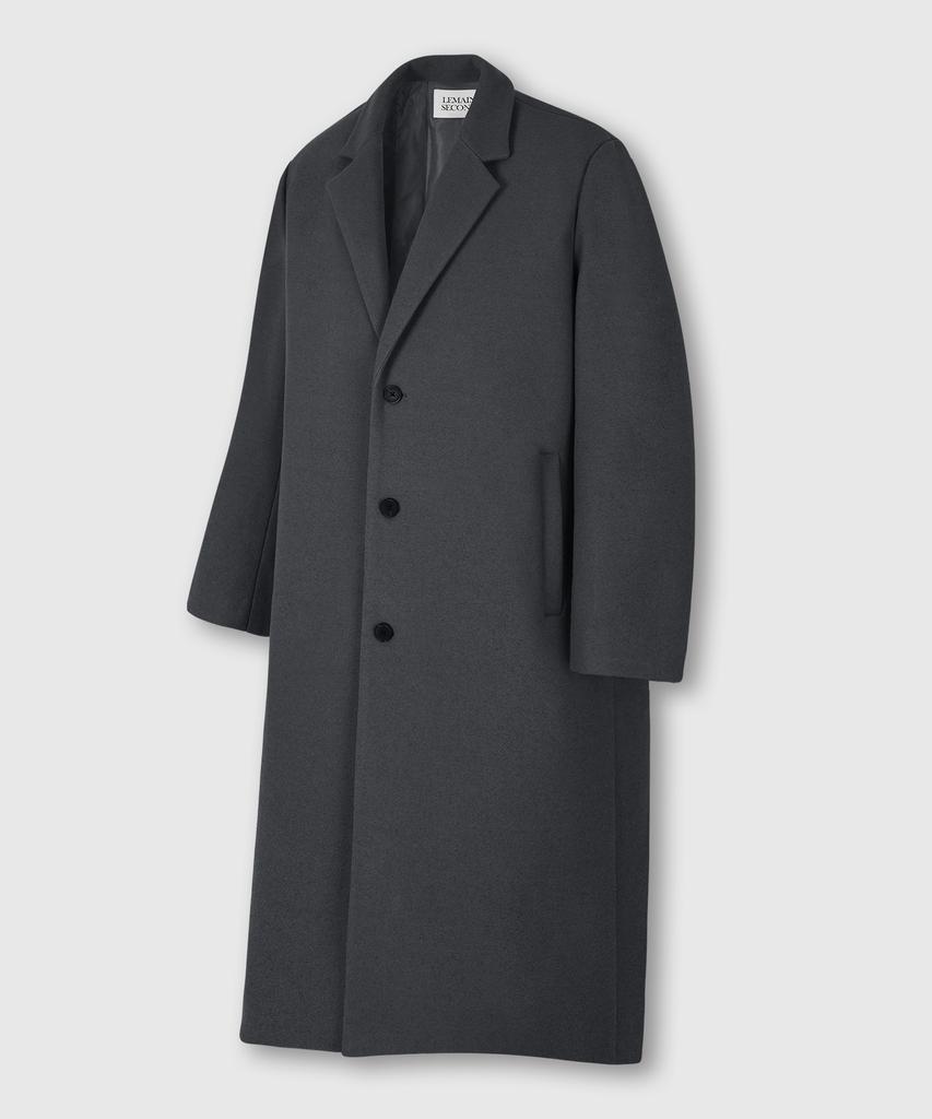 Lemain Second Wool Blend Oversized Single Coat [Charcoal]