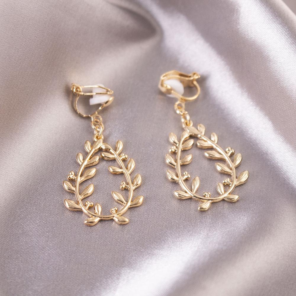 Versatile Light Luxury Ear Clips Without Pierced Ears Daily High-end Triangular Ear Clips Versatile Women's Earrings