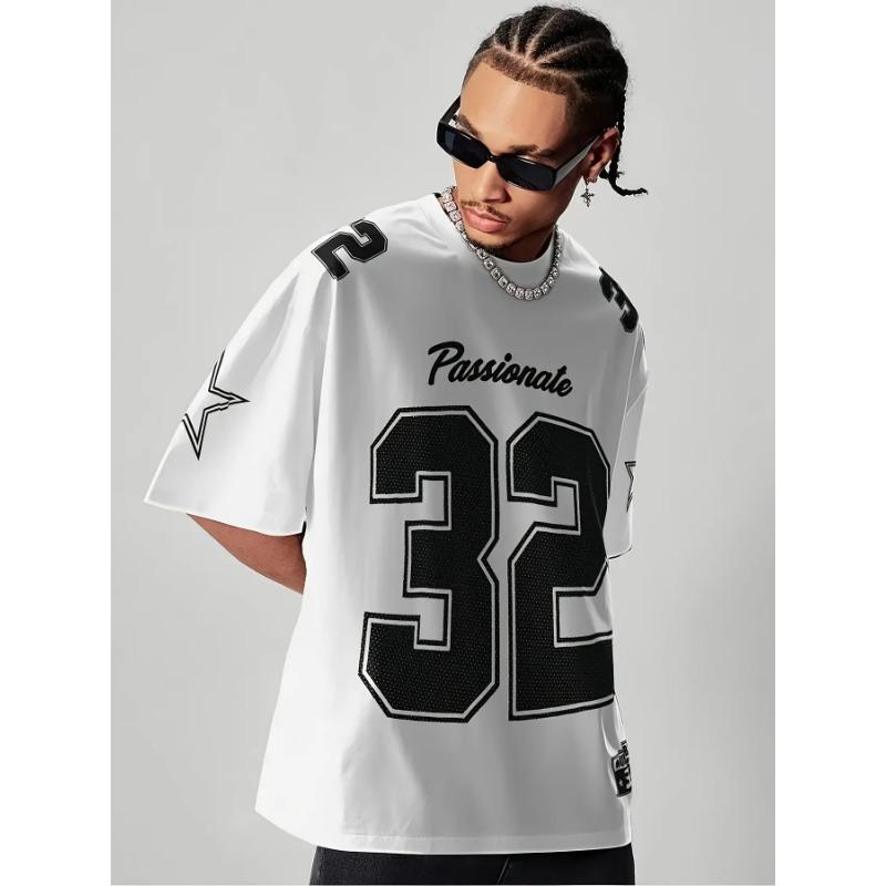 Men s fashionable, casual, comfortable, breathable round neck XXS