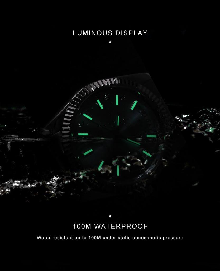 Cardison Men's Mechanical Watch - Fashion Casual, Waterproof, Luminous, Fully Automatic with Japan 8205 Movement
