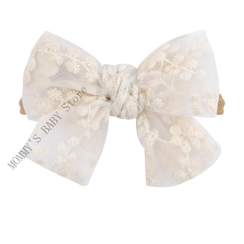 

H3CD Comfortable Baby Headband for Infants 0-2 Year Soft Fabric and Bowknot Hairband