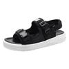 Summer Men's Sandals Comfortable and Lightweight Hook Loop Men Roman Shoes Outdoor Non-Slip Beach Sandals Flip Flop Sandals