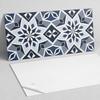 Panel Winylowy Z Dekorem Do Kuchni Lub Łazienki 100X50 Cm Geometryczny Wzór Kwiatowy