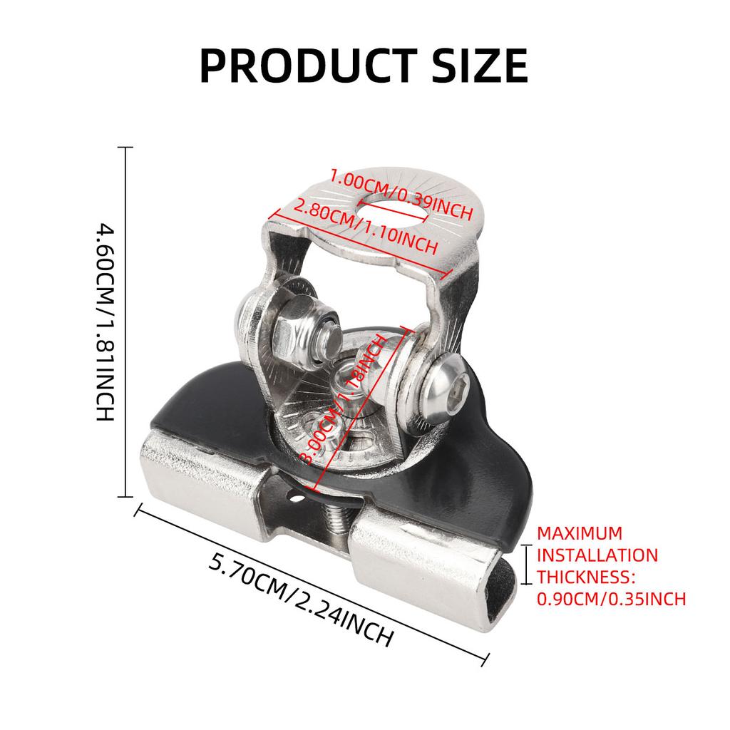 2pcs/set Car Mount Work Light Bracket Clamp Pillar Hood Off Road Led Work Light Bar Holder Accessories Universal