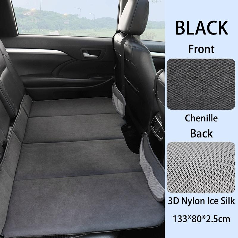 Car Backseat Mattress Thickened Double Sided Backseat Bed Foldable Portable Back Seat Mattress Simple Travel Bed Car Interior