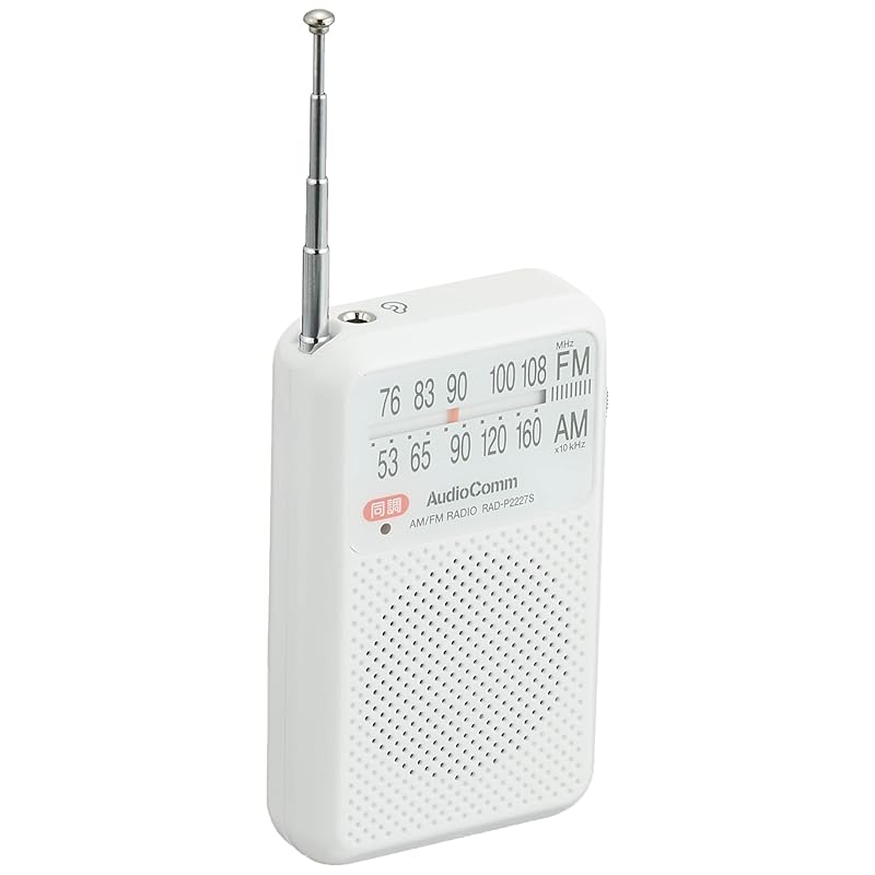 

Ohm Electric radio white RAD-P2227S-W