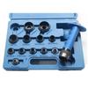 Leather Craft Punch Set 13 Interchangeable Heads High Carbon Steel Construction Ergonomic Grip Hollow Punch Set