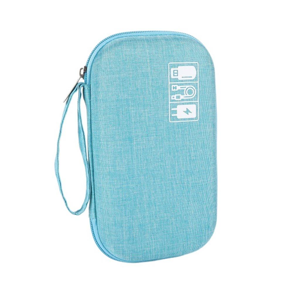 Hard EVA Digital Storage Bag Shockproof Data Cable Organizer Bag  Electronic Products