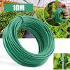 10M Pflanzenschnur Grün Weich Flexibel Biegsam Gartenstützdraht Kabel Twist-Bindeband