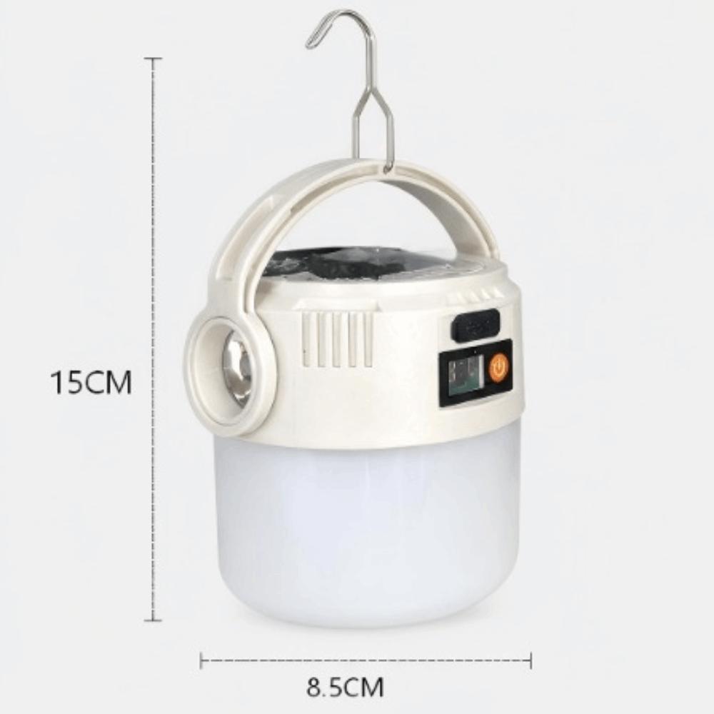 Solar Rechargeable Solar Bulb Light ABS Market Stall Light Camping LED Lamp Outdoor Picnic Decor