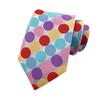 3.15" Fashion Wave Dot PaisleyTies Cravată pentru bărbați Circle Dot pentru nuntă