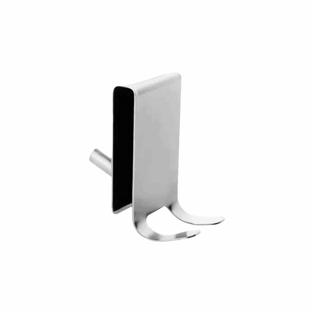 Stainless Steel Shower Door Hook Heavy Duty No Drill Door Mount Hook Sturdy Rustproof Bathroom Organizer Hook Towel Hanging