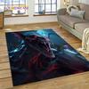 Gothic Horror Monsters Demon Ghost Carpet Rug for Bedroom Living Room Home Sofa Decoration,Children Game Large Decor Floor Mat