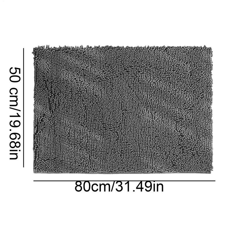 Badezimmerteppiche Boden Duschteppich Dick Hochabsorbierend Dusch-Badezimmer-Bodenmatte Für Dusch- Und Badewannen-Dekoration