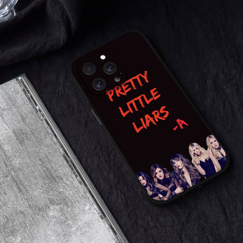 Pretty Little Liars Phone Case Phone Case For IPhone 17,16,15,14,13,12,11,Pro,Plus,Mini Soft Black Cover