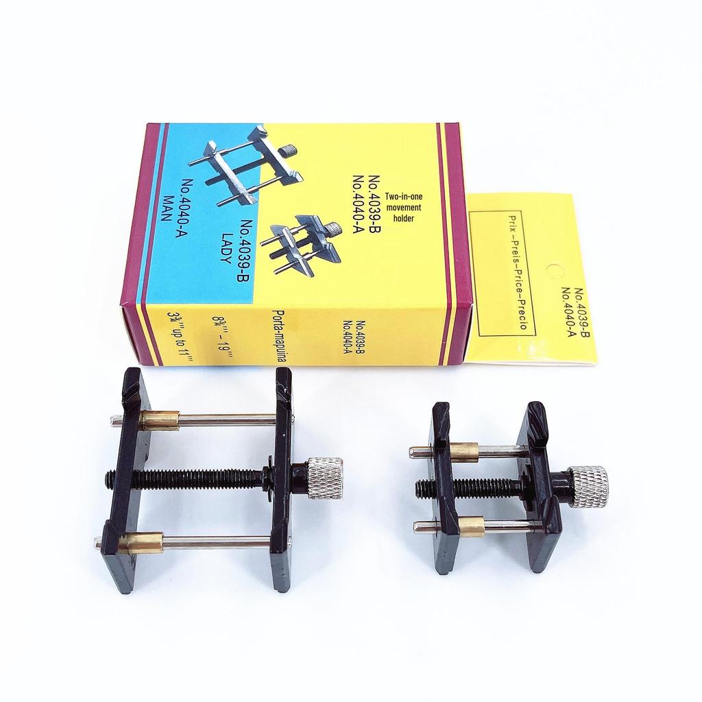 Metal Watch Movement Holder for Men's and Women's Watches - Large & Small Clamp