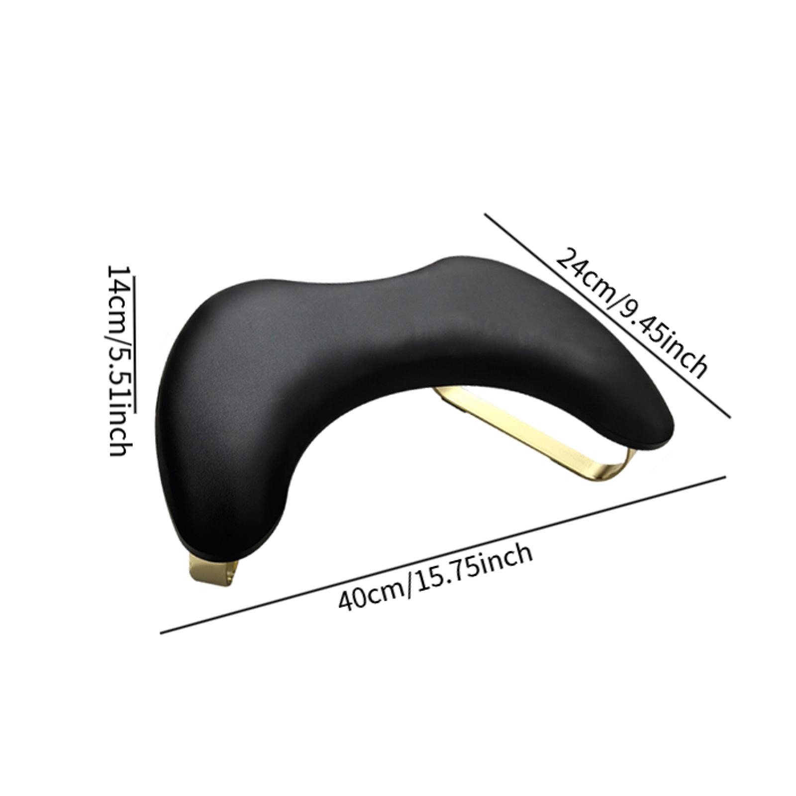 

Nail Arm Rest U Shaped Pillow Nail Hand Cushion Nail Art Hand Pillow Hand Cushion Non Slip PU Material with Phone Rack for Nail чорний