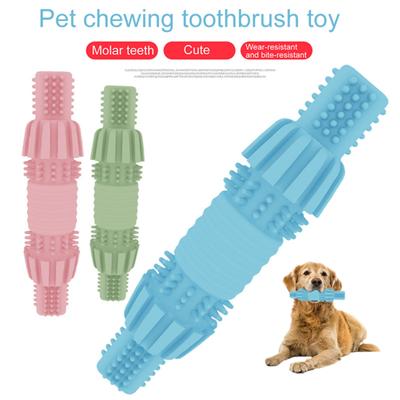 Hund Kauen Spielzeug Zähne Reinigung Gum Massage Multifunktionale Pet Schleifen Stick Zahnen Spielzeug
