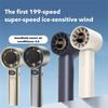 Portable Hand Fan Bladeless Handheld Fan 120 Wind Speeds Type-C Rechargeable Personal Long-lasting Highspeed Fans