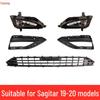Volkswagen Sagitar 2019-2021 Front Fog Light Frame Grille & Bumper Bulb Cover