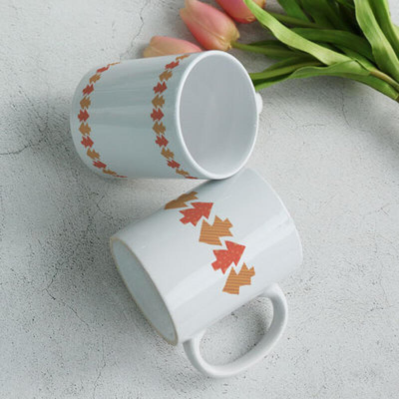 tk338-Design Mug 2p-Wood Line Pattern