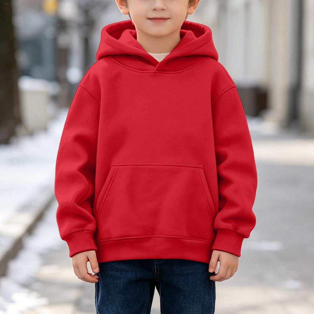 Felpa a maniche lunghe colorata per bambini, pullover casual e comodo per ragazzi e ragazze