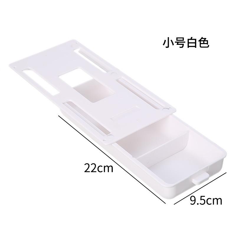 

Creative Self-Adhesive Mini Hidden Drawer Under The Table/desk - Girl s Cosmetic & Stationery Organizer Saving-space Storage Box