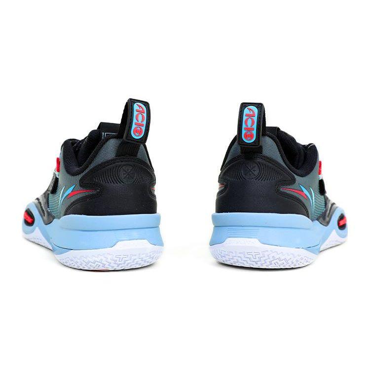 Li Ning All City 10 V2 Wade Dreamer Comfortable Performance Shock Absorption Non-Slip Low Top Basketball Shoes Kids sneaker Black Gray ABPS035-3