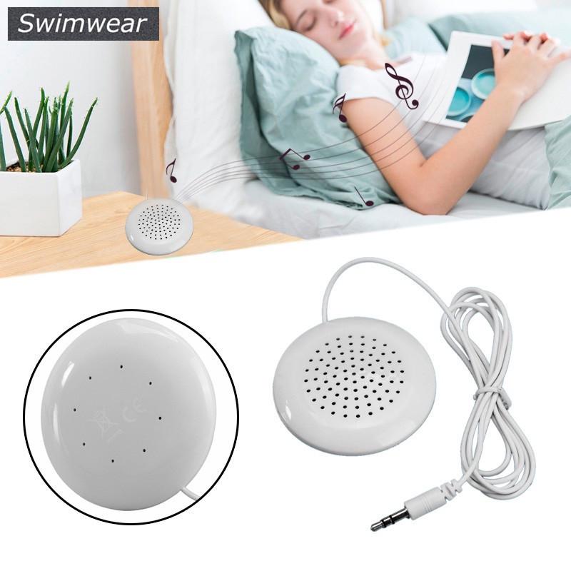 Portable 3.5mm Pillow Speaker For MP3 MP4 CD Player iPod Phone White