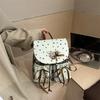 Schoolbag Mint Green Cute Bow Small Backpack Fashion Versatile Trend Simple Handheld Student Small Backpack Wholesale
