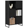 Bookshelf Black Oak Effect 68 x 30 x 108.5 cm