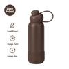 740ml Sports Thermos Bottle Stainless Steel Portable Vacuum Flask Coffee Tumbler  Travel