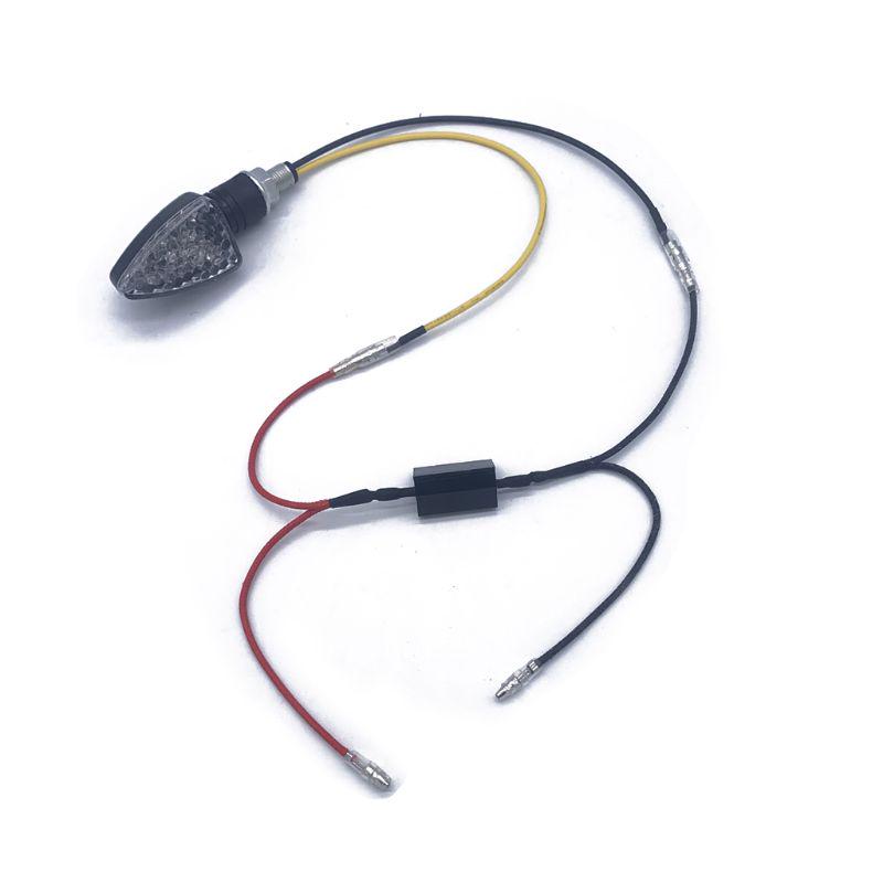 4Pcs/Set 10W 10ohm Moto Resistance Power Resistor Load Decoding Resistor for LED Mini Turn Signal Light Flash Repairing Kits